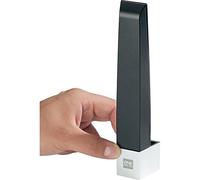 Antenne Full HDTV intérieure amplifiée de One for All avec d'Excellente Performance pour DVB-T TNT Numérique et Analogique TV Signaux - à 15km Range - avec Câble Coaxial - VHF/UHF - Noire - SV9345