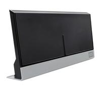 Antenne Full HDTV intérieure amplifiée de One For All avec d'Excellente Performance pour DVB-T TNT Numérique et Analogique TV Signaux - à 25km Range - avec Câble Coaxial - VHF/UHF - Noire - SV9385