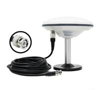 Antenne GNSS, AG15 AG25 avec câble de signal de 5 m, support multi-fréquences L1 L2 pour BeiDou pour GLONASS pour Galileo pour l'arpentage, la cartographie, le positionnement agricole avec base
