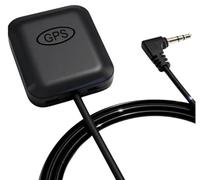 Antenne GPS Active pour Voiture 3 Mètres | Connecteur RG174 3,5mm 3Pin Antenne GPS avec Base Magnétique pour Système de Navigation GPS de Voiture | 28dB