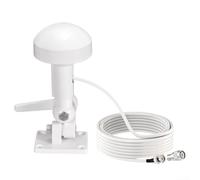 Antenne GPS externe pour bateau avec câble de 5 m et support pour Garmin GPSMAP 420 430 440 441 et autres unités de navigation marine prises en charge
