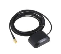 Antenne GPS Voiture Amplifiée SMA 1575, 42 MHz Haute Stabilité | Câble de Signal, 2, 7 à 5 V, Plastique et Métal, Noir, Navigation Auto
