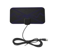 Antenne HD pour TV intérieure - Booster de signal intérieur, dispositif de réception actif, TV numérique à gain élevé, conception compacte et légère, installation facile | Parfait pour une pièce de té