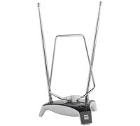 Antenne HDTV intérieure de One for All avec d'Excellente Performance pour DVB-T TNT Numérique et Analogique TV Signaux - à 5km Range - avec Câble Coaxial - VHF/UHF - Gris - SV9305