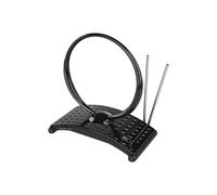 Antenne intérieure - EMOS - J0701 - Réception Full HD - Amplificateur intégré - 1,5 m câble