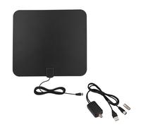 antenne interieure plate HDTV numerique 25 dB 50 miles avec amplificateur VHF UHF