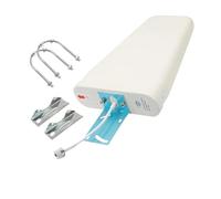 Antenne Log-périodique Pleine Bande 5G 12 DBi 698-4900 MHz, Directionnelle Extérieure, Amplificateur De Signal For Réseau Mobile, Connecteur SMA Mâle Facile Large Compatibilité(N Female-1m cable)