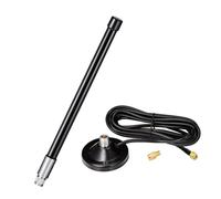 Antenne LoRa longue portée 12dBi 868MHz 915MHz pour Helium HNT Mining IoT | Nodes M2M Nodes N Base mâle en fibre de verre Câble de 3 m pour intérieur et extérieur Noir
