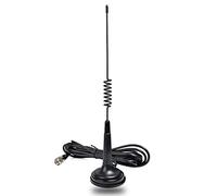 Antenne magnétique 27 MHz Antenne CB avec Base de Montage à Aimant | câble RG58 de 4 mètres Compatible avec Cobra, Uniden, Midland, President, Randy et autres transceivers