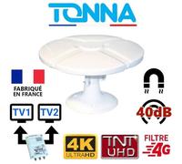 ANTENNE MAGNÉTIQUE CAMPING CAR 40dB TNTHD OMNIDIRECTIONNELLE TONNA - OMNI TONNA