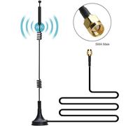 Antenne Magnétique Double Bande 12 Db Omnidirectionnelle 2,4 G 5 G/5,8 G - Connecteur Sma Mâle Avec Câble De 3 M - Extension Pour Caméra De Sécurité Cctv Ip Fpv Drone-Générique