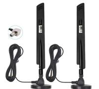 Antenne magnétique externe 4G/5G - Bobine chargée 10 dBi avec connecteurs SMA & TS9 compatible avec AT&T Nighthawk, Verizon Jetpack, Cradlepoint, Pepwave, MoFi, Digi, Sierra