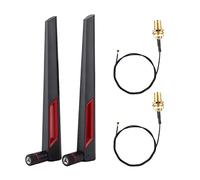 Antenne mâle 2PCS 8dBi WiFi RP-SMA, Double Bande 2,4 GHz 5,8 GHz, antenne réseau 2 x 8DBi AC688, pour Mini routeurs sans Fil de Carte PCIe, Bureau PC, répéteur