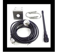 Antenne Marine VHF 156-163Mhz Antenne de Mât ÉTanche en Caoutchouc avec Câble 5M RG-58 po