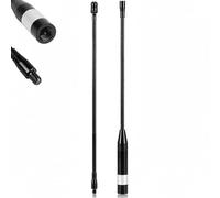 Antenne Meshtastic LoRa 868 MHz 10 dBi à gain élevé, 40 cm de long portée SMA mâle Omni Whip pour Hel tec V 3 ESP 32 - Durable et flexible (1 pièce, noir)