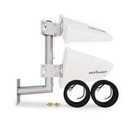 Antenne MIMO 4G/5G à gain élevé 698-3800 MHz - Le kit d'antenne universelle améliore la connectivité sans fil pour les amplificateurs de signaux, les routeurs et les modems (ATK04)