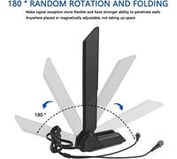 Antenne mobile 2T2R Dual Band WIFI 6E pour ASUS ROG STRIX B660-A B660-F B660-G B660-I/ Z590-A Z590-E Z590-F Z590-I/ Z690-A Z690-E Z690-F Z690-G Z690-I/ X470-I/ Z370-E GAMING WIFI 14008-02650600