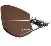 Antenne Multisatellite 4 MS SMC BIG BISAT Marron - 4 supports LNB, Gain 36 dB, Bandes de fréquence 10,7 - 12,75 GHz