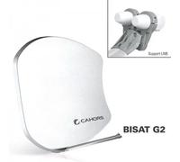 Antenne Multisatellite Cahors SMC Bisat + 2 LNB - 2 sorties, Gain 37,5 dB, Bandes de fréquence 10,7 - 12,75 GHz