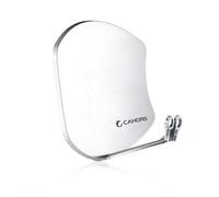 Antenne Multisatellite - Cahors SMC Bisat - 2 sorties sans LNB, Gain 37,5 dB, Bandes de fréquence 10,7 - 12,75 GHz