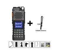 (Antenne) NOUVELLE mise à jour UV-25M Talkie-walkie tactique haute performance 50 km Bande complète