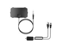 Antenne Numérique HD 1080p 4K D'intérieur Avec Amplificateur De Signal Et Câble D'antenne TV D'une Portée 200 Miles Couverture plus large(Combo Package)