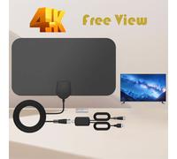 Antenne numérique VHF UHF pour télévision HDTV,TDT,TNT,DVB interne,T2,4K,signal de bain intérieur,HD,full TV,avec amplificateur #A