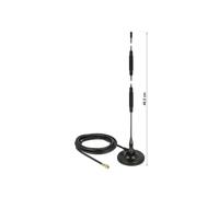Antenne Omni-Directionnelle DeLOCK 12428, SMA, 0.6 dBi, 2.6 GHz, RG-58 3m, 50 Ohm, Polarisation Verticale, ROS 2.0, -30°C à 70°C, Noir