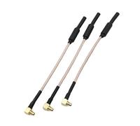 Antenne omnidirectionnelle 2 dBi Compatible avec l'antenne MMCX 5,8 GHz Angle for émetteur et récepteur de Drone FPV Racing(3pcs LMMCX)
