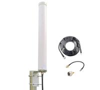 Antenne omnidirectionnelle 5G 4G LTE ts9 SMA/WiFi extérieur longue portée/antenne de téléphone portable 698-3800 MHz 12dBi pour modem/routeur/amplificateur de signal cellulaire