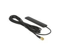 Antenne omnidirectionnelle DeLOCK 88987, 3 dBi, SMA, 0.791-0.96 / 1.71-2.7 GHz, Impédance 50 Ohm, ROS 2.0, RG-174, Usage intérieur