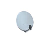 Antenne parabole satellite - Ø 60 cm - en acier - avec LNB universel - blanche