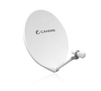 Antenne Parabole Satellite Fibre - Cahors SMC 65 UNI - 65 CM, Gain 36,2 dB, Bande de fréquence 10,7 - 12,75 GHz