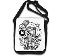 Antenne parabolique SETI Télescope électromagnétique Art Sac à bandoulière Blanc
