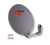 Antenne Parabolique - TRIAX - DAP 611 - 60CM - Anthracite - Gain 36dB