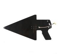 Antenne périodique logarithmique 0,6 à 10 GHz Antenne directionnelle 6,5 dBi Gain SWR <2,2 pour analyse du signal EMC Analyse spectrale 400 x 185 x 20 mm Noir