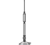 Antenne portable CB Albrecht 65215 CBM 108 Type lambda 1/4