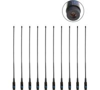 Antenne portable, double bande large, 144/430MHz, connecteur SMA mâle, 10PCS-NA-771-SMA-M