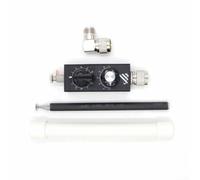 Antenne pour Yaesu FT817 pour ICOM 703 K2 USDX MCHF 20 W QRP - En acier inoxydable - Fréquence réglable : 5 MHz-55 MHz - Mini extensible - Réception UHF VHF - Radio amateur - Mobile d'extérieur