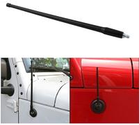 antenne radio AM FM 13" pour Jeep Wrangler JK JL 2007-2018 noir