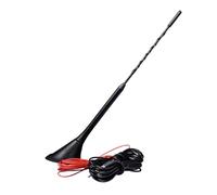 Antenne radio automobile - Antenne audio FM AM amplifiée avec câble 5M | Easy Installe Signal Booster pour SUV pour camion de voiture, antenne de récepteur radio universelle pour réception m