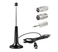 Antenne radio DAB pour système Hifi intérieur, antenne radio FM intérieure de 3 m pour tuner, amplificateur stéréo, antenne pour système home cinéma, récepteur AV audio vedio avec base magnétique