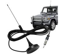Antenne Radio De Véhicule - Antenne Externe avec Câble, Récepteur AM/FM Amélioré, Accessoire De Lecteur Multimédia De Voiture | Installation Facile pour Camping-Car, Yacht, Caravane, Remorque