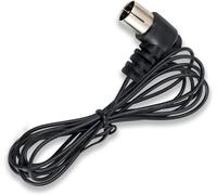 Antenne Radio FM Antenne FM Antenne intérieure Noire pour Maison Dipôle asymétrique 3 dBi Autoradio FM Connecteur Push on F Compatible avec récepteur stéréo Amplificateur Domestique Autoradio