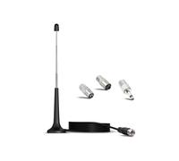 Antenne radio FM DAB+ d'intérieur avec amplificateur de signal 75 ohms, antenne pour système HiFi amplifié, base de 3 m [S289]