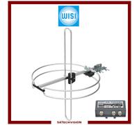 Antenne Radio FM et DAB/DAB+ WISI UD 23 + Coupleur 2 Entrées