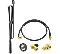 Antenne Radio Jambon Cs Tactique Sma Femelle Pliable Double Bande Uhf Vhf 144/430 Mhz Avec Câble De Relocalisation Extension Pour Baofeng Bf-F8Hp Uv-5R Uv-82 Bf-888S Gt-3 Ham Radio