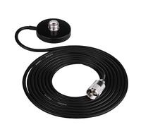 Antenne Radio Mobile de Véhicule Double Bande, Antenne VHF/UHF Double Bande avec Câble de Base à Montage Magnétique