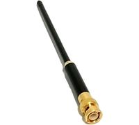 Antenne Radio Portable Double Bande Vhf Uhf Télescopique Rétractable 144/430 Mhz Avec Connecteur Bnc 4 Sections Antenne En Cuivre Chromé Pour Extérieur Voiture Jambon Talkie-Walkie Amateur