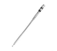 Antenne radio portable pour Airband 118-136 MHz Interface BNC à gain élevé pour interphone d'aviation et récepteur de jambon extensible en acier inoxydable
